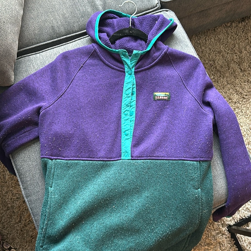 LL Bean Pullover Sweater Fleece